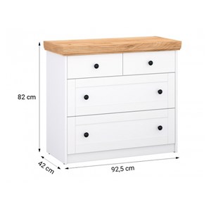 Commode homestyle4u blanc