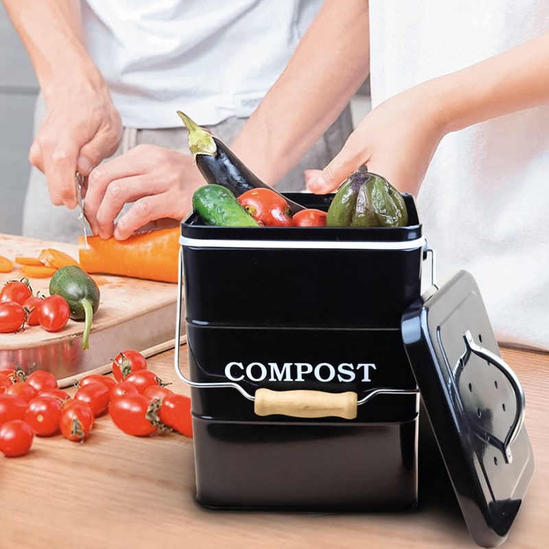 Composteur de cuisine rectangle