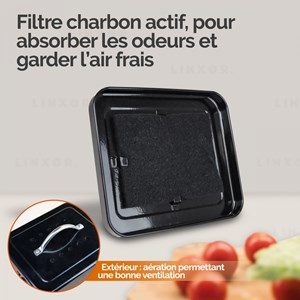Composteur de cuisine rectangle