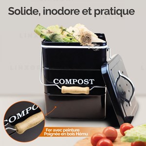 Composteur de cuisine rectangle