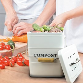 Composteur de cuisine rectangle -