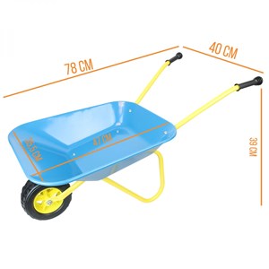 Brouette pour enfant en métal