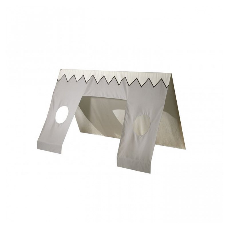 Tipi voile pour lit - grise