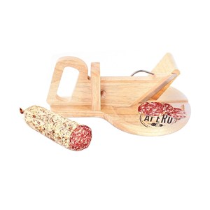 Trancheuse à charcuterie en bois - 30 x