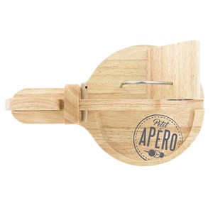 Trancheuse à charcuterie en bois - 30 x