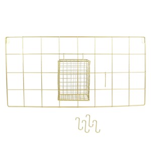 Support mural filaire en métal avec