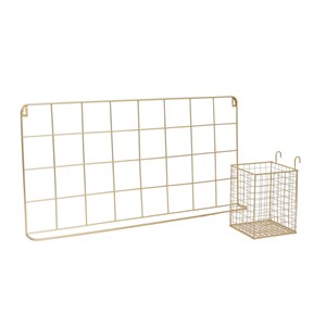 Support mural filaire en métal avec