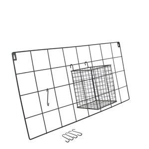 Support mural filaire en métal avec