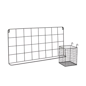 Support mural filaire en métal avec