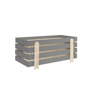 Lit vipack gris