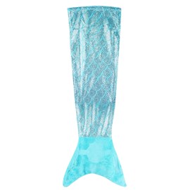 Plaid sirène effet paillette - diam. 56