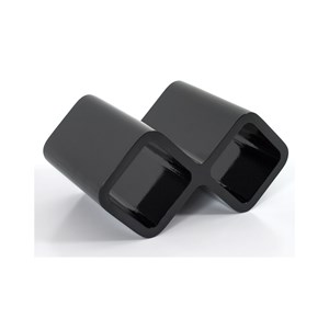 Etagere mur cubes bouteilles de vin noir