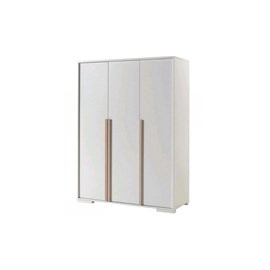 Vipack london armoire 3 portes blanc mat