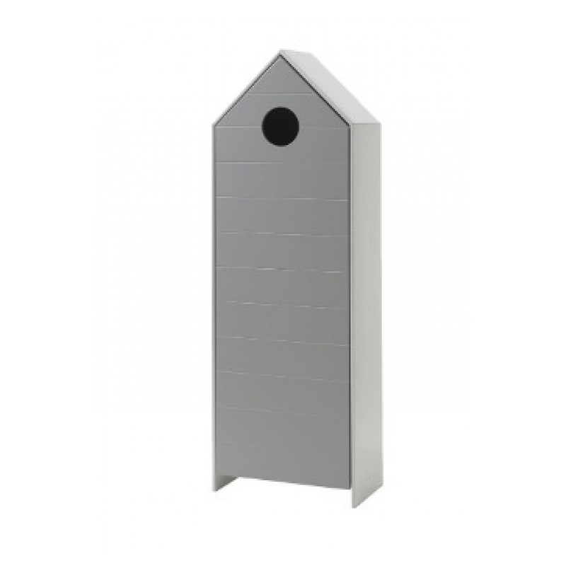 Vipack casami armoire 1 porte gris