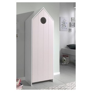 Vipack casami armoire 1 porte rose