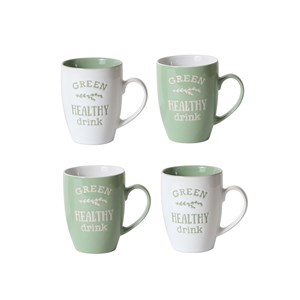 4 mug litlle market - 250 ml - vert