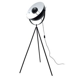 Lampadaire trépied en métal cinéma - h.