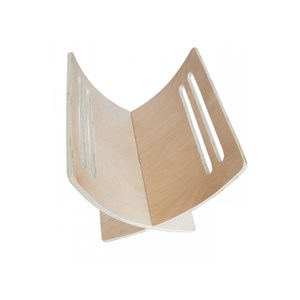 Porte journaux en bois naturel