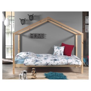 Vipack dallas lit zh 90x200cm naturel