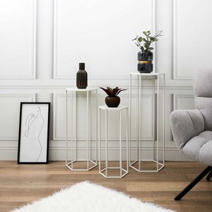 3 portes plantes sellettes design théo -