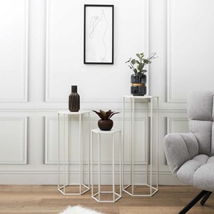 3 portes plantes sellettes design théo -