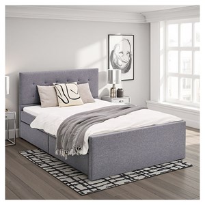 Lit homestyle4u marron