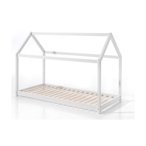 Vipack lit cabane 90x200cm blanc