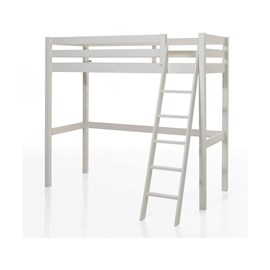 Vipack pino lit mezzanine 90x200 blanc