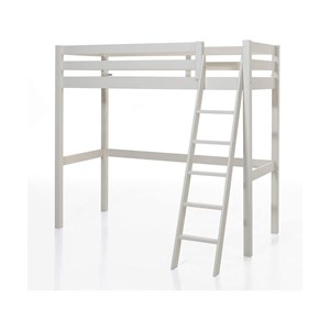 Vipack pino lit mezzanine 90x200 blanc