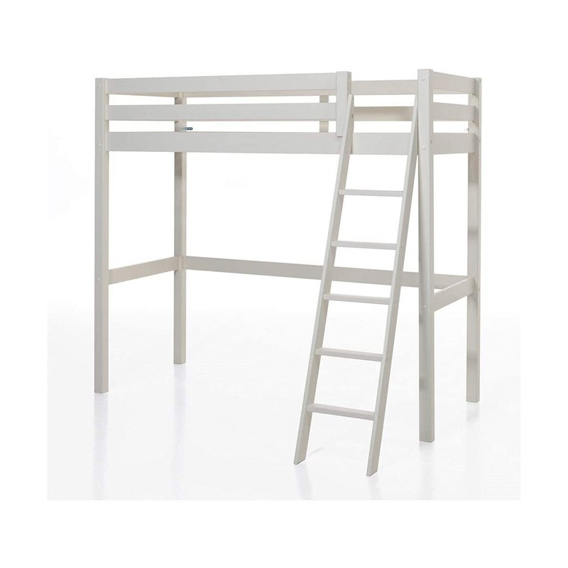 Vipack pino lit mezzanine 90x200 blanc