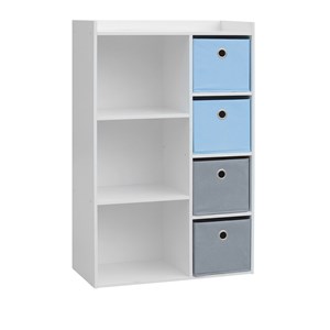 Meuble de rangement enfant 3 niches boy