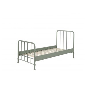 Lit et chevet 90x200 vert bronxx