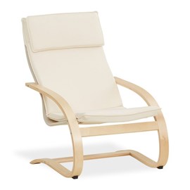 Fauteuil inclinable en beige clair