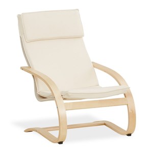 Fauteuil inclinable en beige clair
