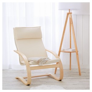Fauteuil inclinable en beige clair