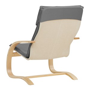 Fauteuil inclinable en gris