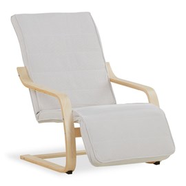 Fauteuil homestyle4u gris