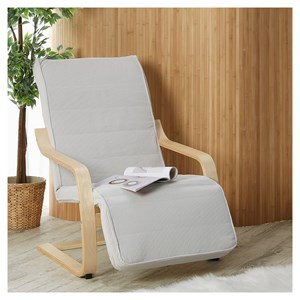 Fauteuil homestyle4u gris