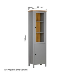 Armoire grise moderne 1 porte