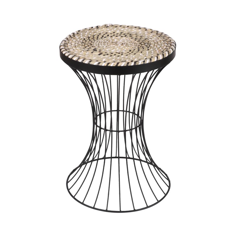 Table d'appoint en métal bohême - diam.