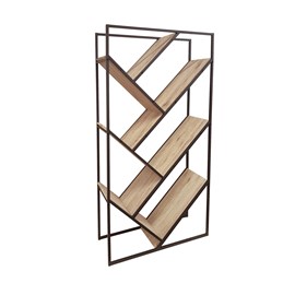 Bibliothèque industrielle dock - l. 80 x