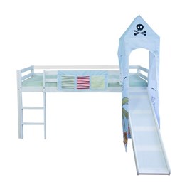 Lit enfant 90x200 cm bleu pirate