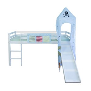 Lit enfant 90x200 cm bleu pirate