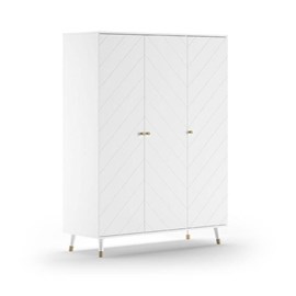 Billy armoire 3 portes blanc