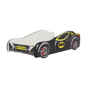 Lit simple batmobile 160x80 noir