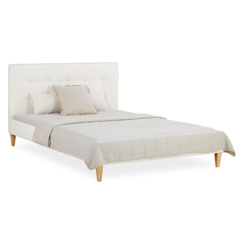 Homestyle4u - Lit 2 places 140x200 cm avec matelas