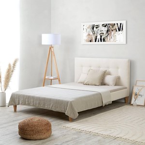 Lit 2 places 140x200 cm avec matelas
