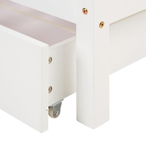 Lit superposé 90x200 et 140x200 blanc