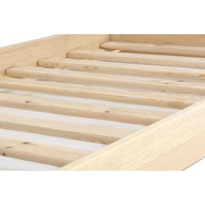 Lit cabane pin naturel brut 160x80 cm