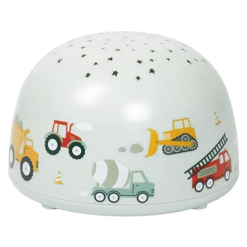 Veilleuse projecteur d'étoiles gris